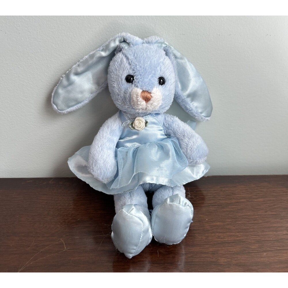 Walmart Blue Bunny Ballerina Plush Ballet Rabbit Tutu 10"